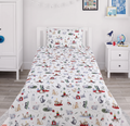 Cartoon Cats Themed kids Percale Bed Sheet