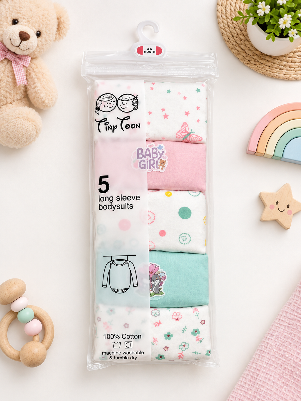 5 piece body suit Gift set