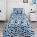 Construction Vehicle kids Cotton Bed Sheet