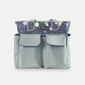TINNIES COMPACT DIAPER BAG WITH CHANGING PAD – GREY