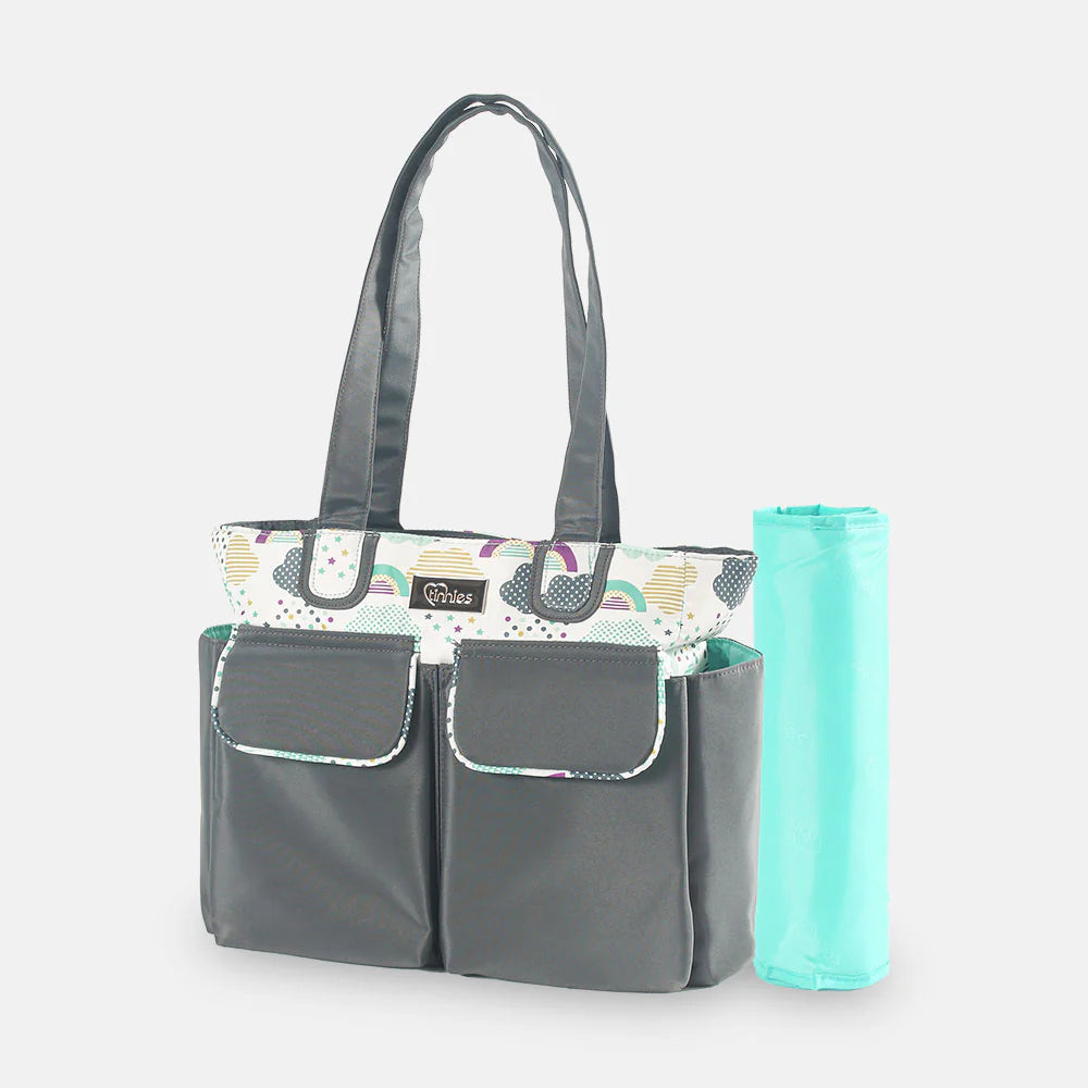TINNIES COMPACT DIAPER BAG WITH CHANGING PAD