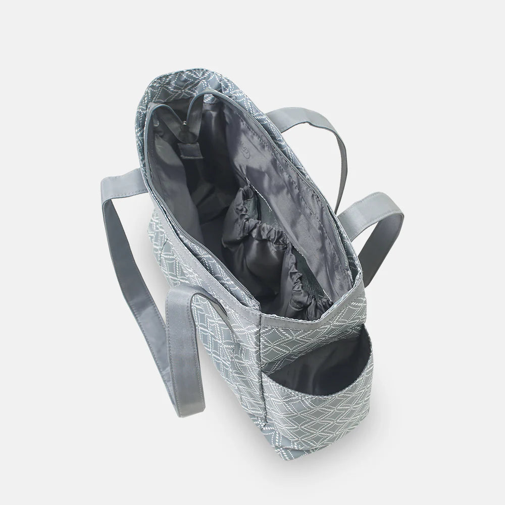 Baby Diaper Bag - Grey Printed