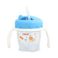 DRINKING CUP STEP 3-STRAW 120ML-BLUE