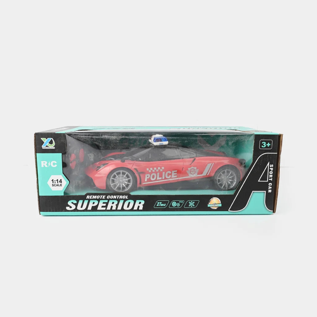 Remote Control Chargeable Police Sports Car