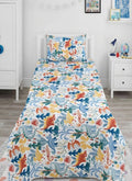 Dinosaur Themed kids Cotton Bed Sheet