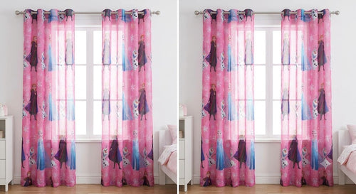 Disney Frozen Themed Kids Room Curtain