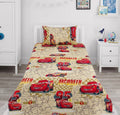 Disney Pixar Cars Lightning McQueen kids Cotton Bed Sheet