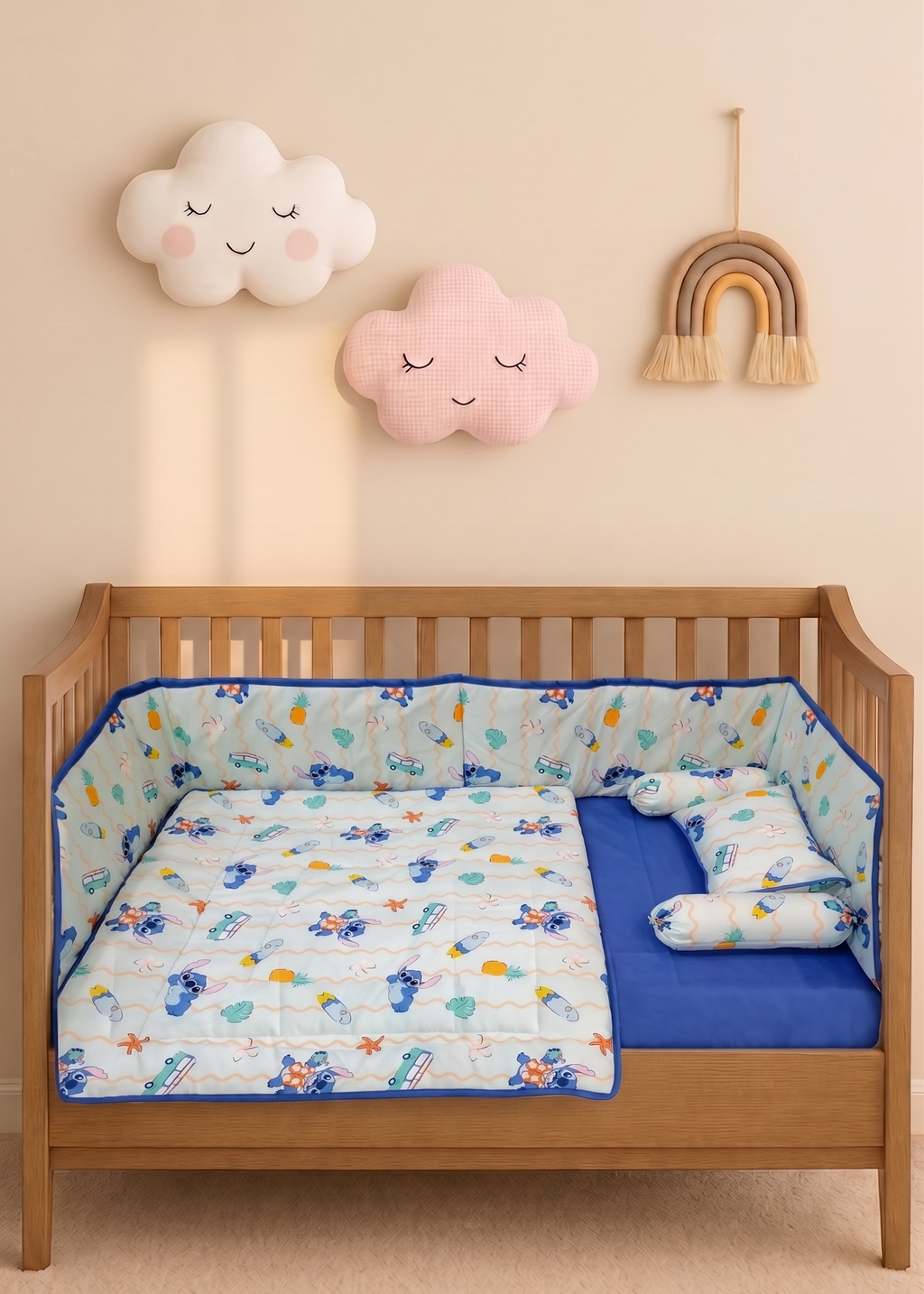 Disney's Lilo & Stitch Themed Baby Cot Set 