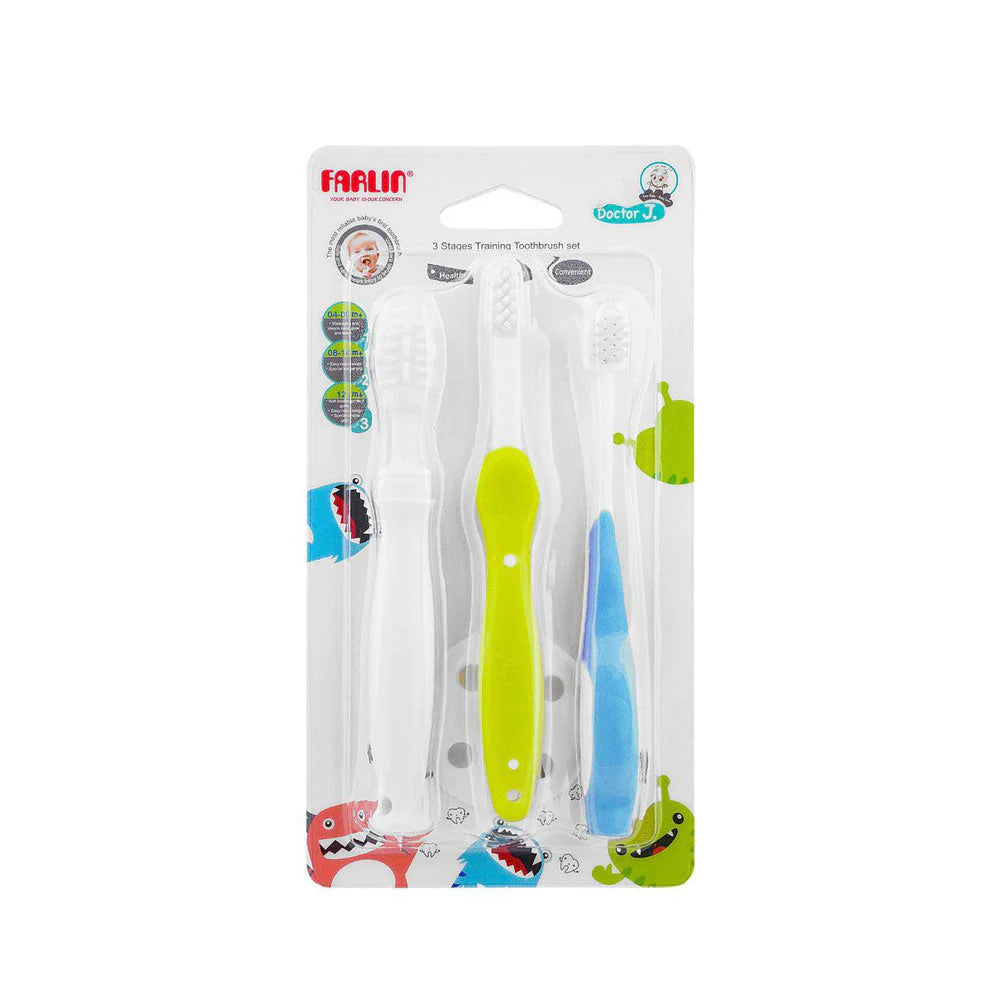 FARLIN THREE STAGES TOOTH BRUSH SET