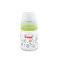 WIDE NECK GLASS FEEDER 120ML - GREEN