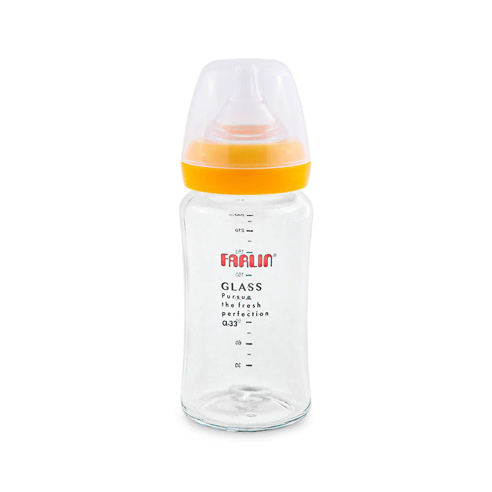 FARLIN WIDE NECK GLASS FEEDER 240ML