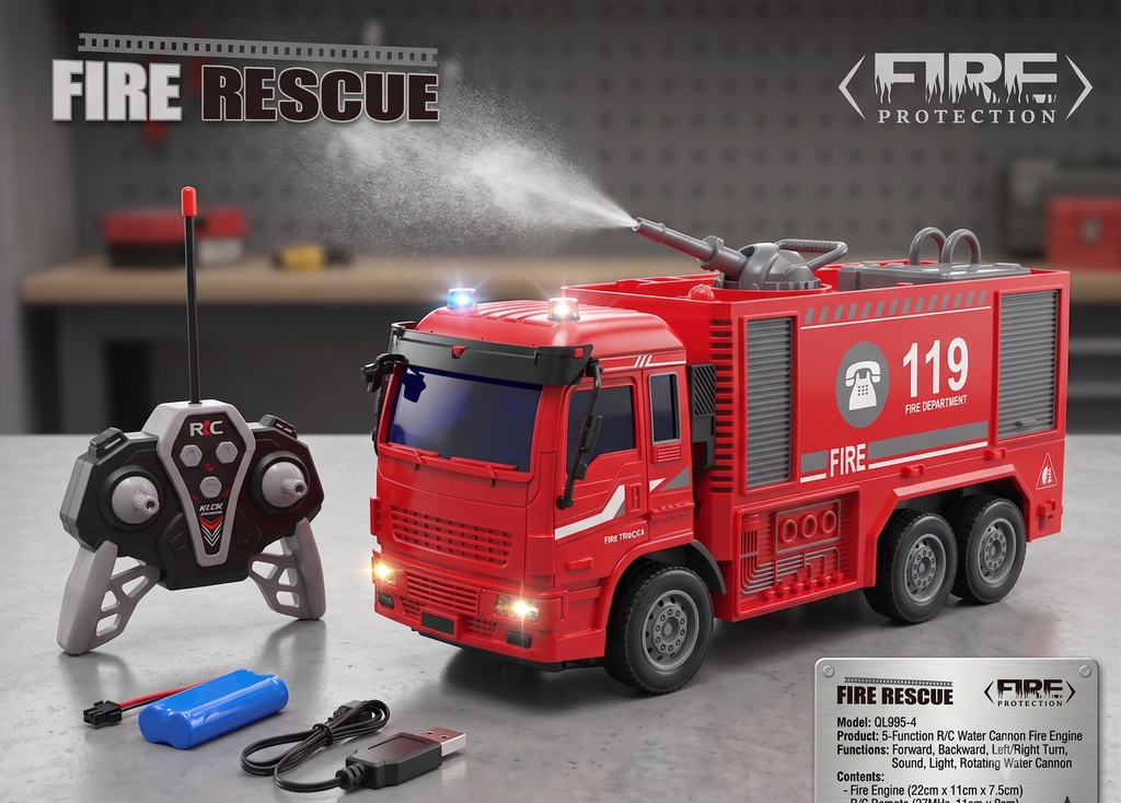 Fire Rescue remote control Fire Engine Truck