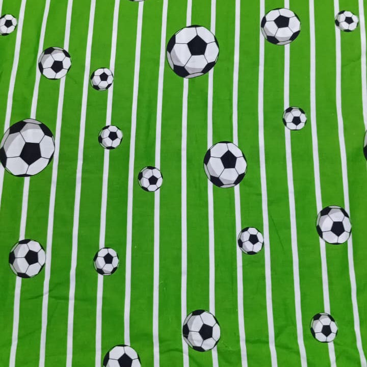 Football kids cotton Bedsheet  kidnkitty