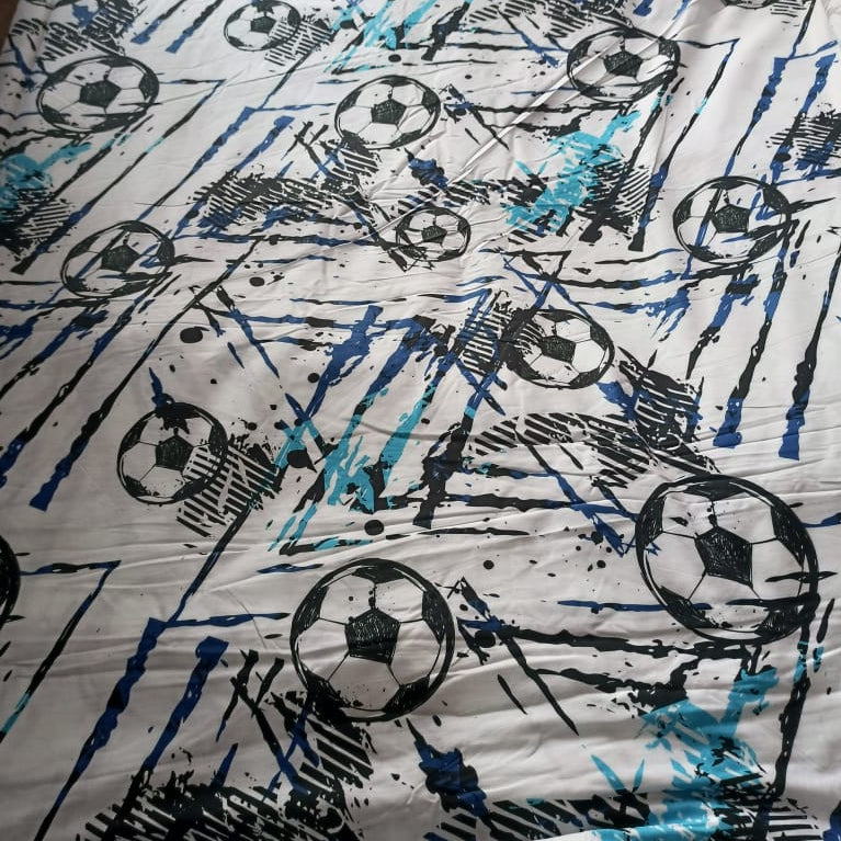 Football kids cotton bedsheet 