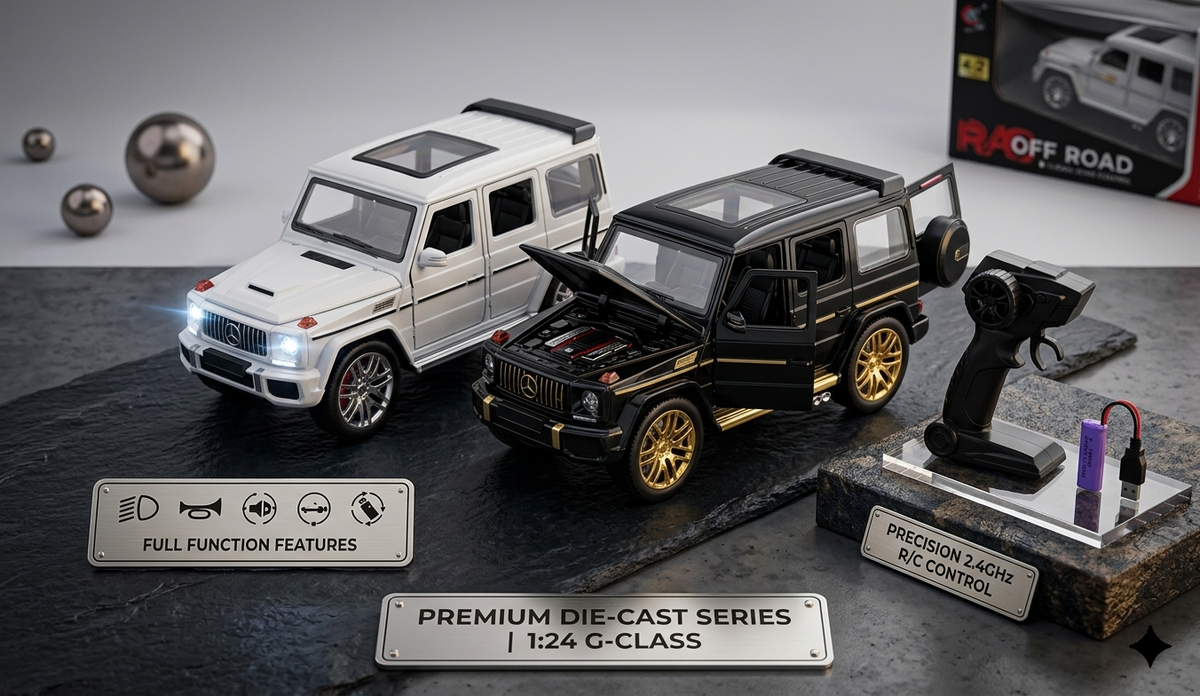G-Wagon 1:24 Scale Premium Die-Cast  Remote Control Off-Road SUV