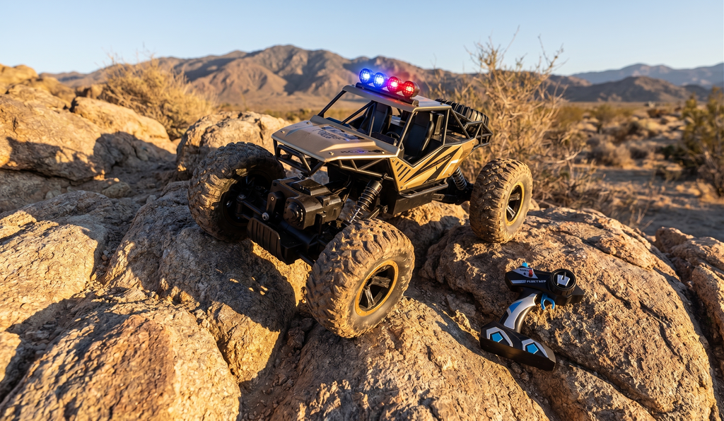 1:12 Scale Die-Cast Metal RC Rock Crawler Off-Road Remote Control Monster Truck
