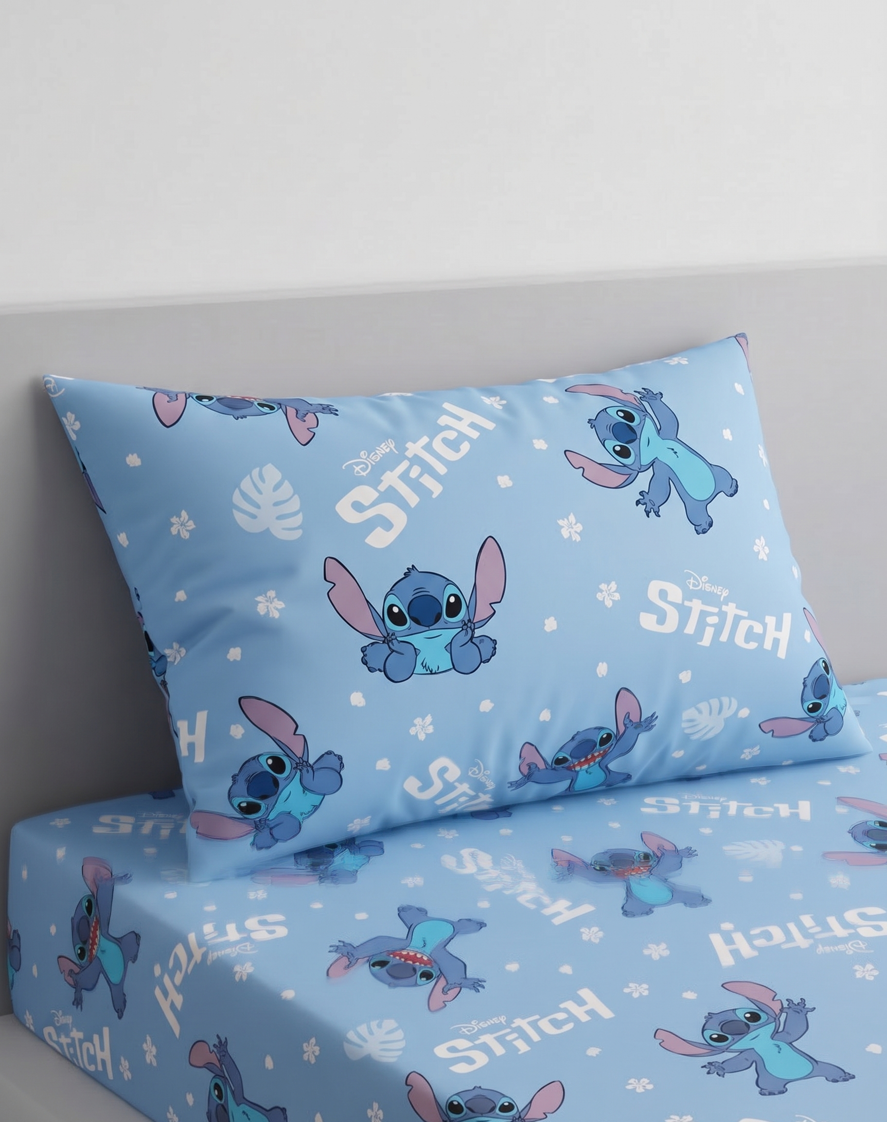 Disney Stitch kids Cotton Bed Sheet