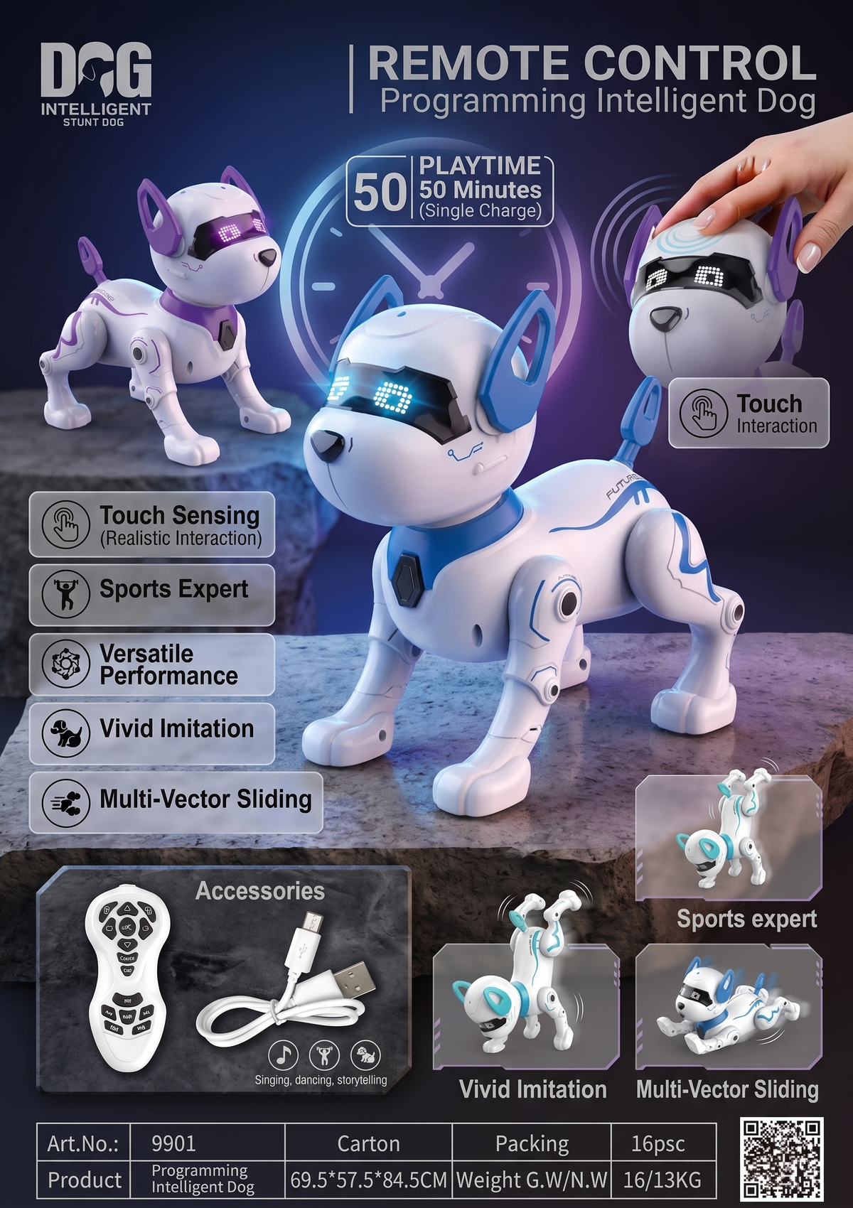 Intelligent Remote Control Programming Stunt Dog