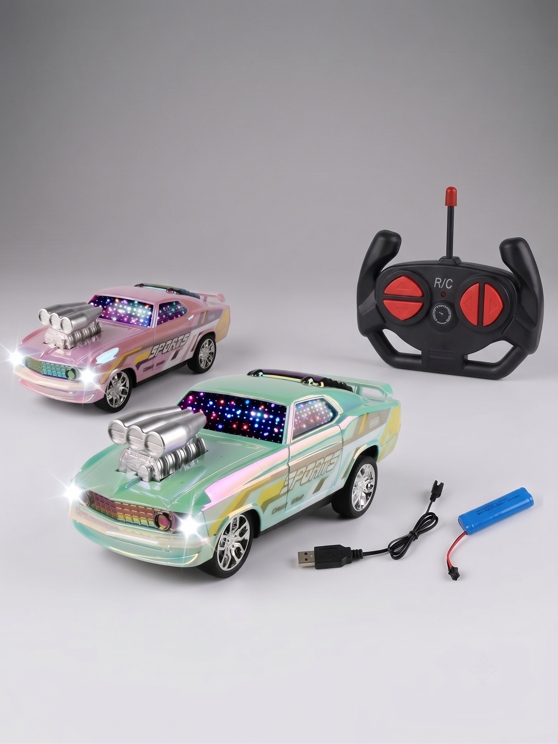 Retro Racing remote control Simulation Vehicle muscle car