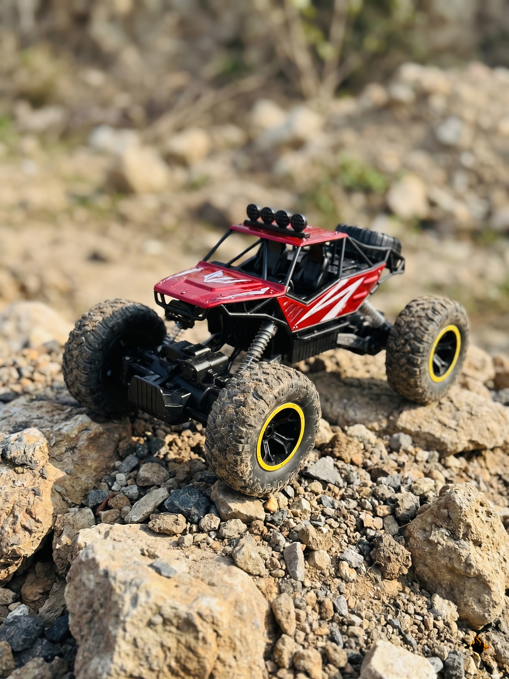 1:12 Scale Die-Cast Metal RC Rock Crawler Off-Road Remote Control Monster Truck