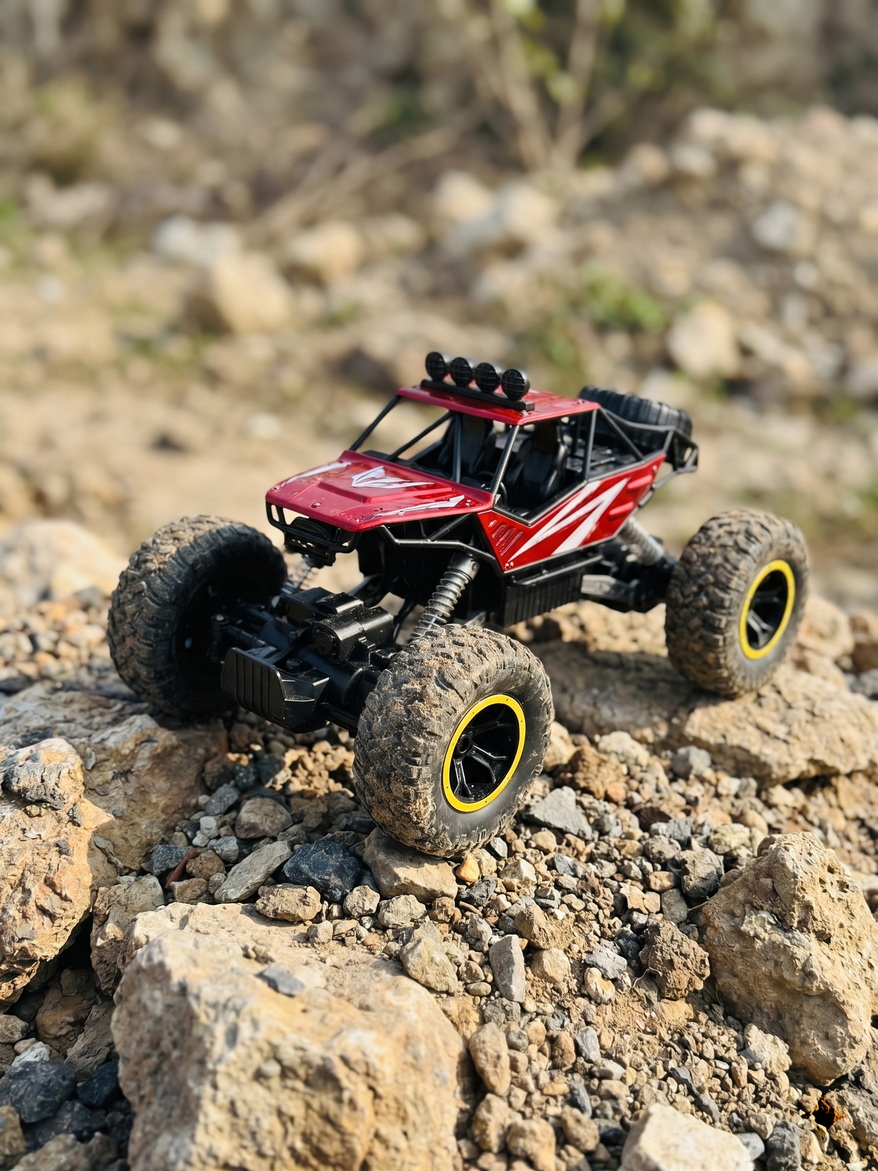 1:12 Scale Die-Cast Metal RC Rock Crawler Off-Road Remote Control Monster Truck