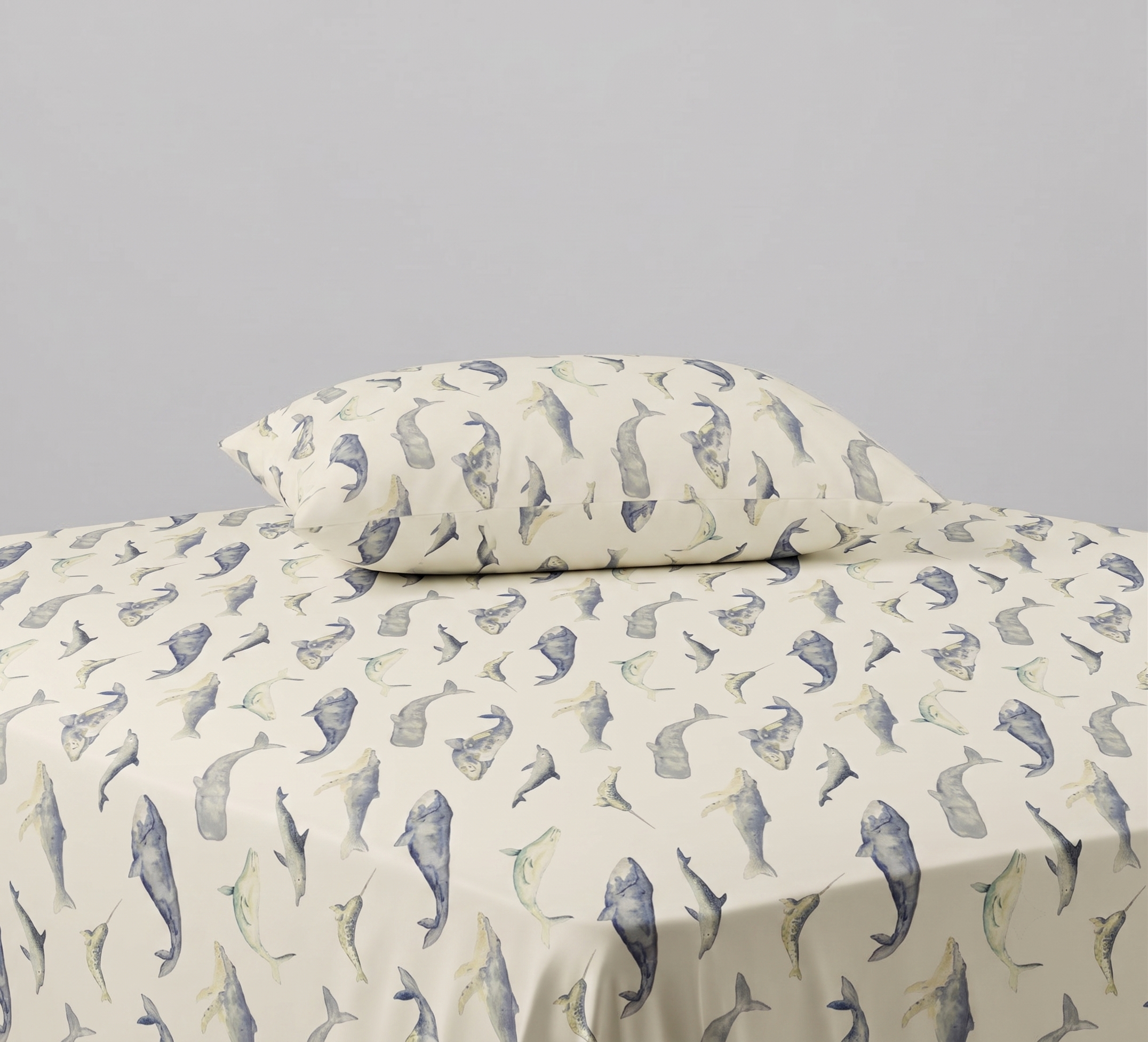 Fishs Themed kids Percale Bed Sheet