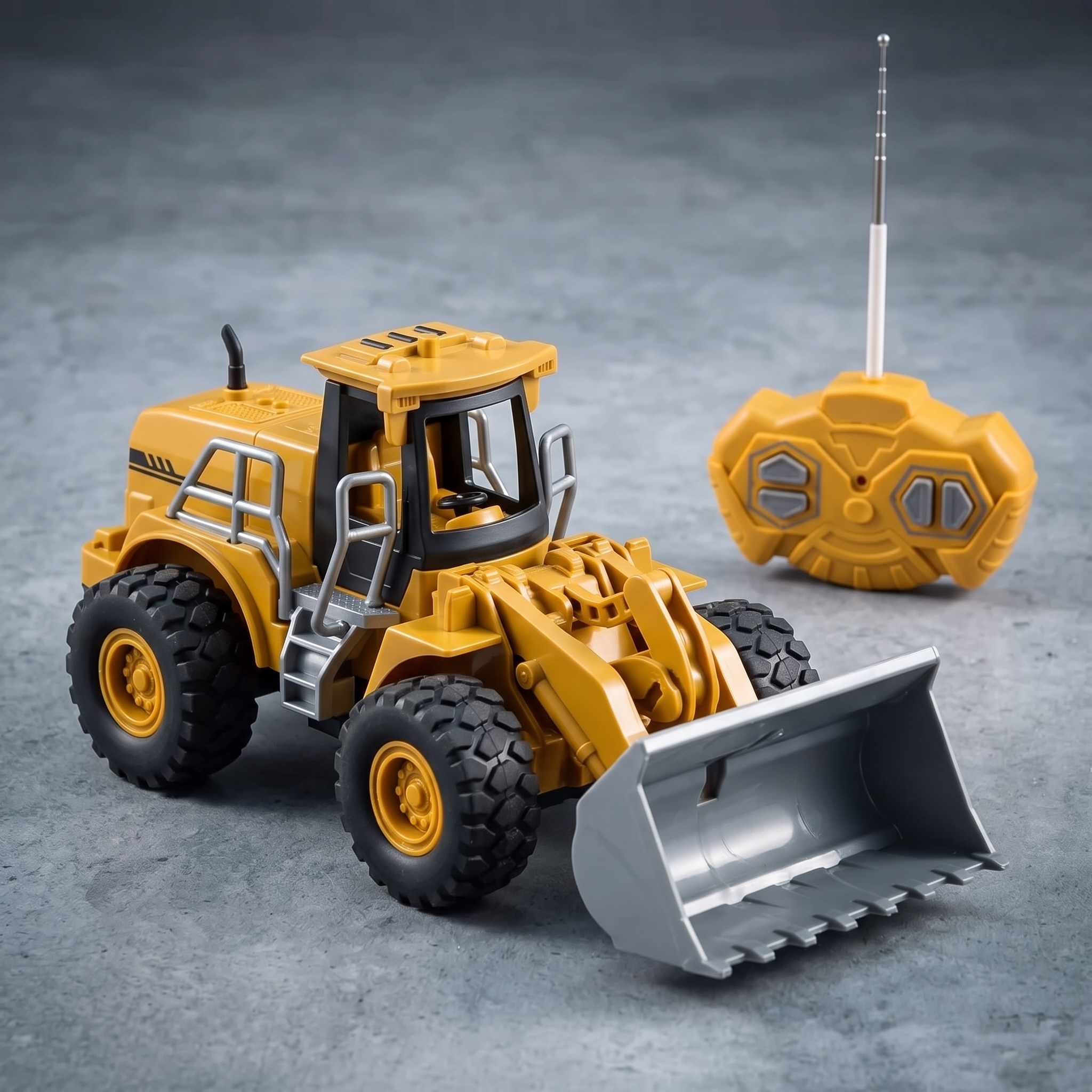 CITY TRUCK 1:16 Scale Remote Control Wheel Loader - Yellow