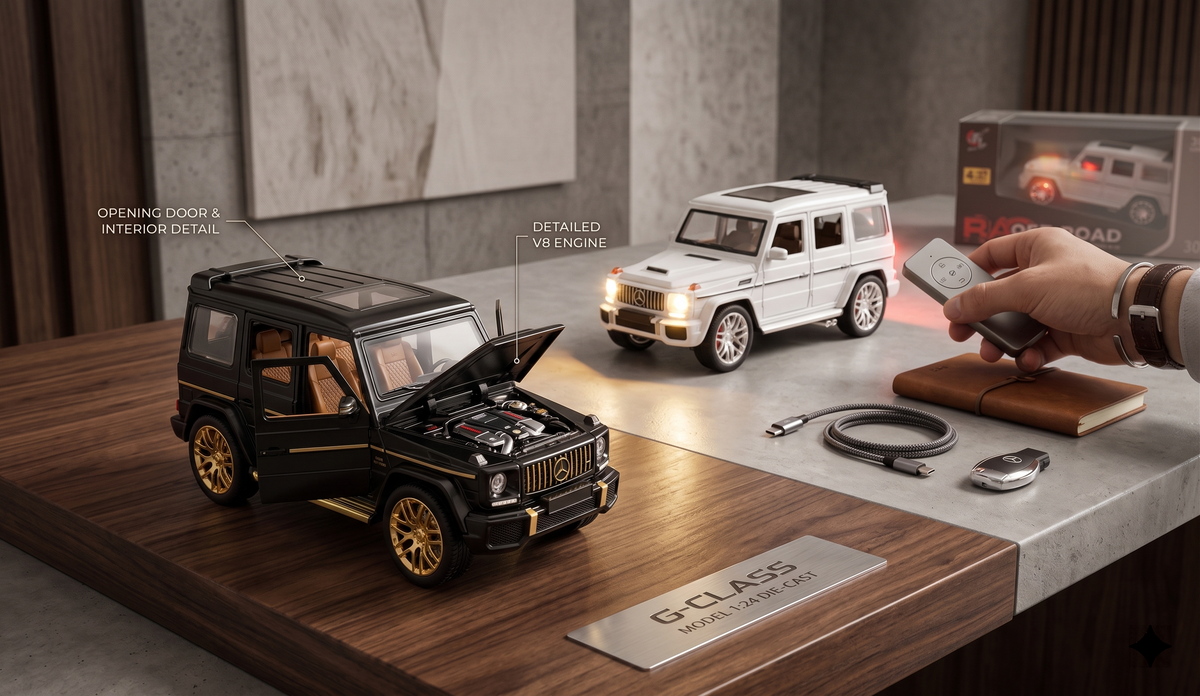 G-Wagon 1:24 Scale Premium Die-Cast  Remote Control Off-Road SUV