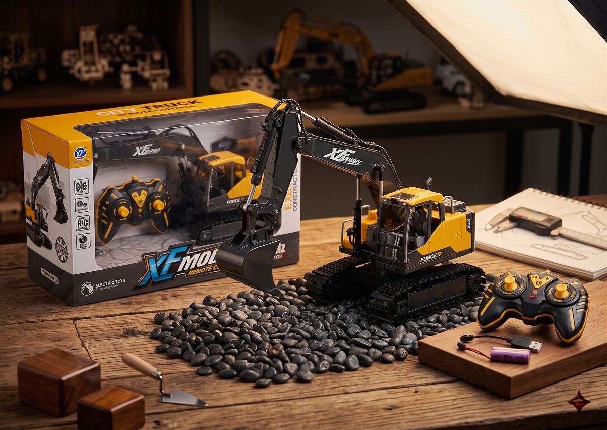 XF Model 2.4GHz Remote Control Construction Vehicle Excavator