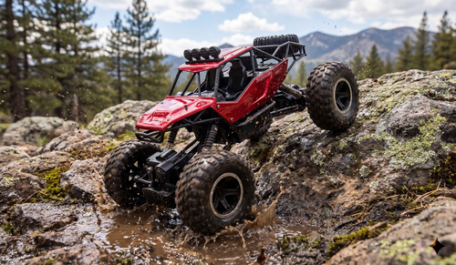 1:12 Scale Die-Cast Metal RC Rock Crawler Off-Road Remote Control Monster Truck