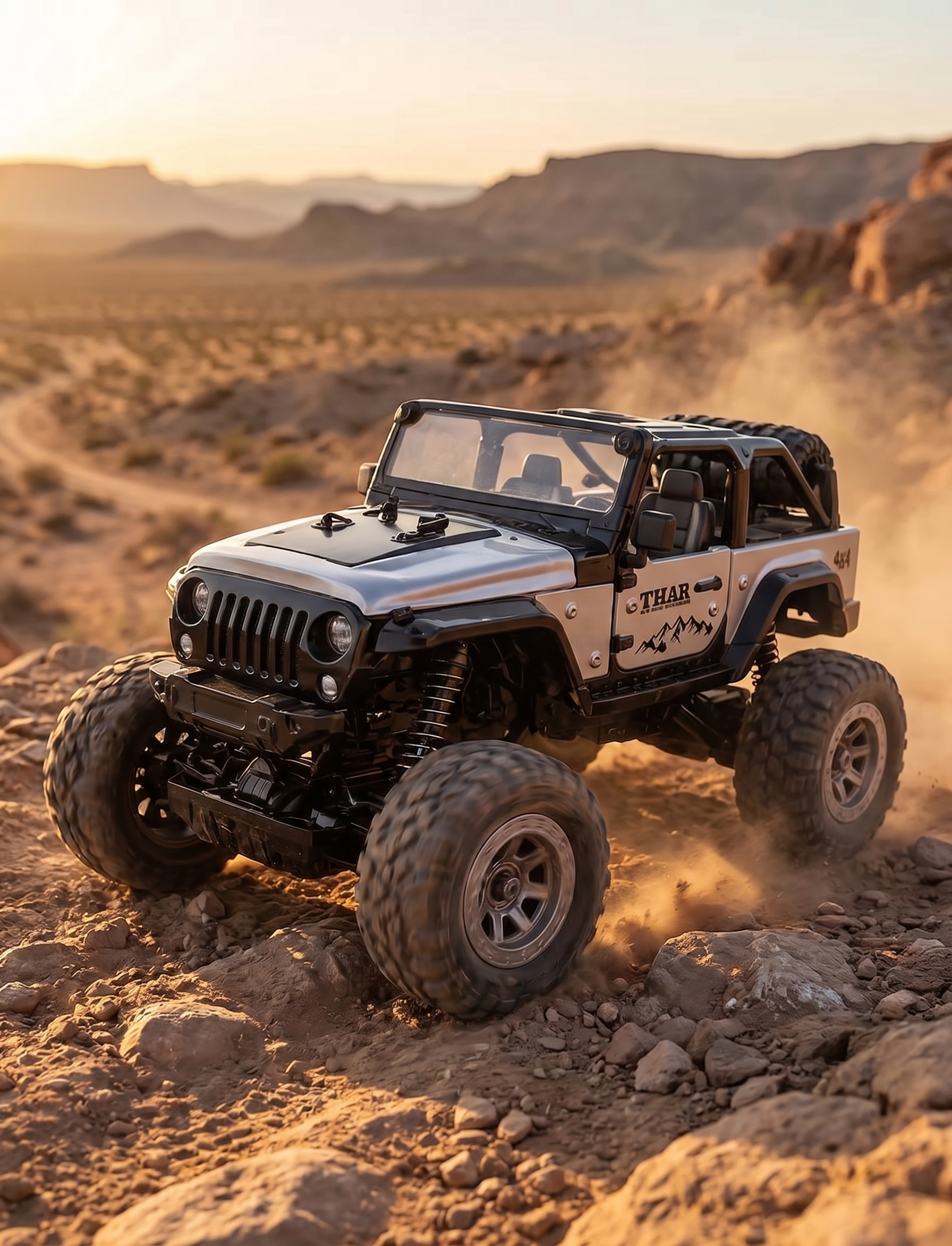Remote Control  Spray Metal SUV Jeep