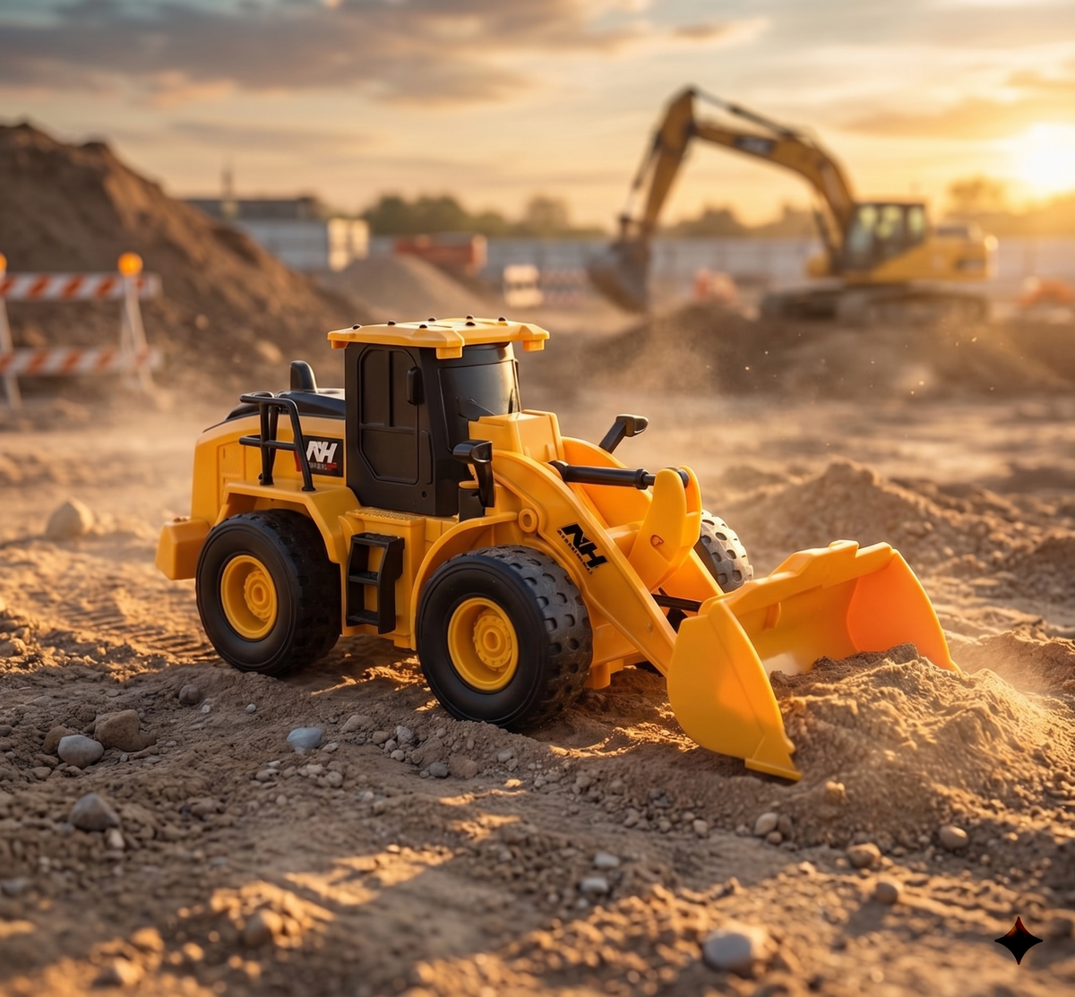 Heavy-Duty Remote Control Construction Vehicle (Front Loader)