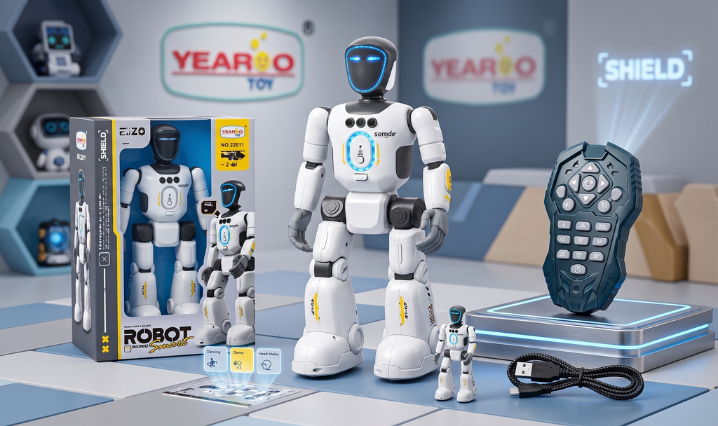 Ai Programming Gestures and Remote Control Robot Toys With Walking and Dance