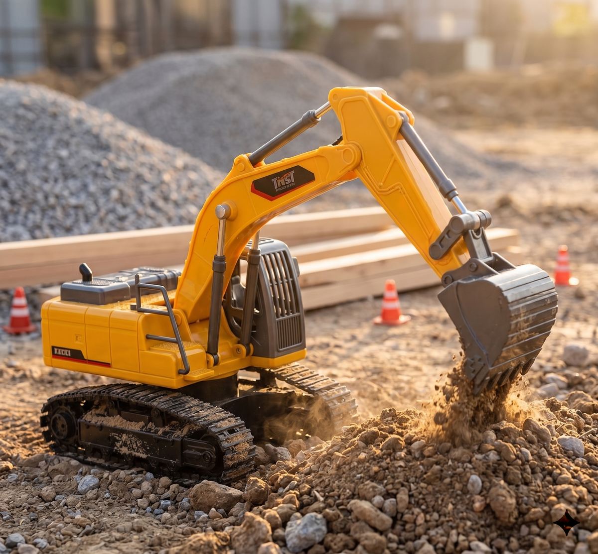 Remote Control Crawler Excavator Construction Vehicle