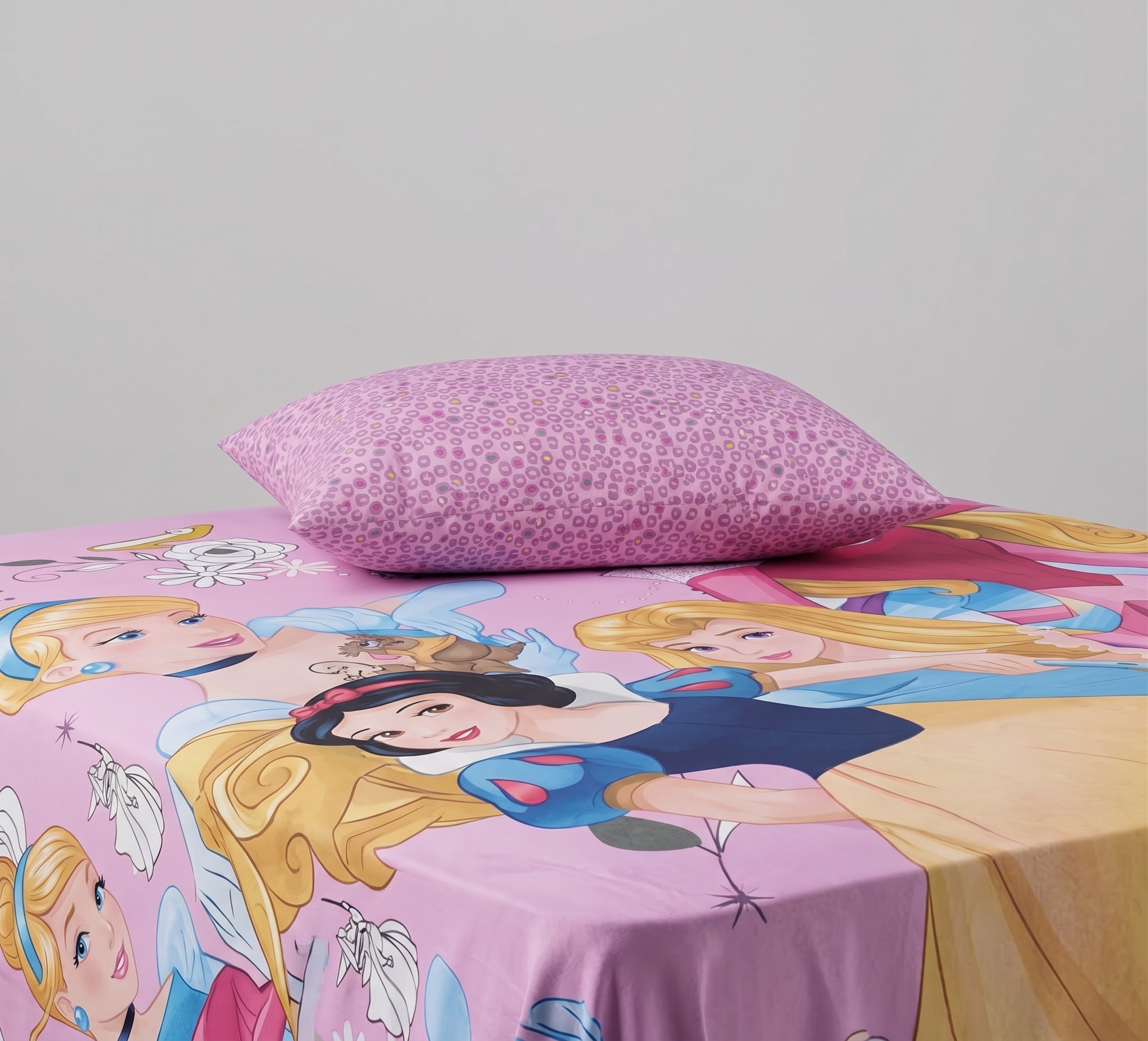 Disney Princess  Characters kids Cotton Bed Sheet