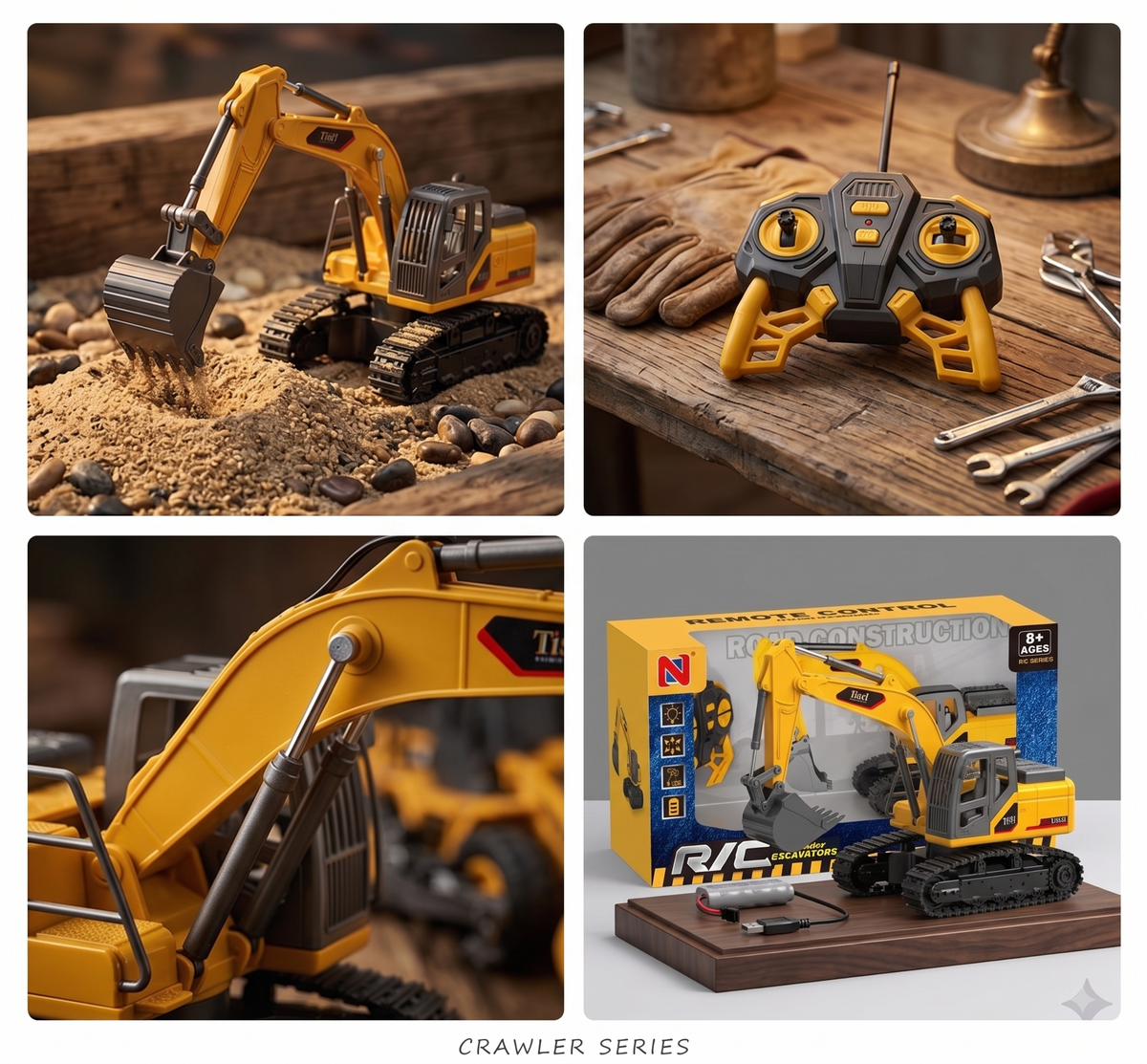 Remote Control Crawler Excavator Construction Vehicle
