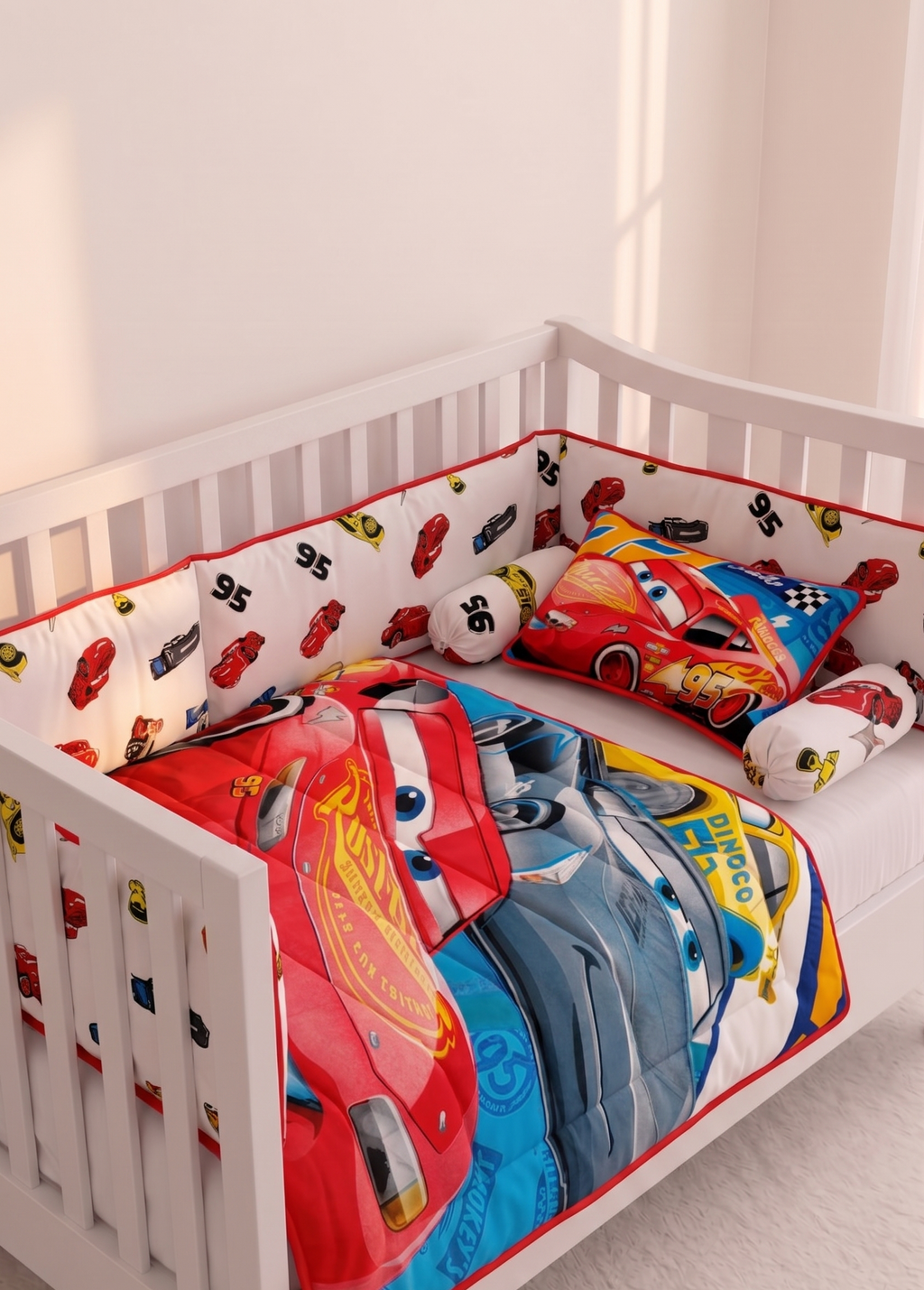 Disney Pixar Cars Themed Baby Cot Set