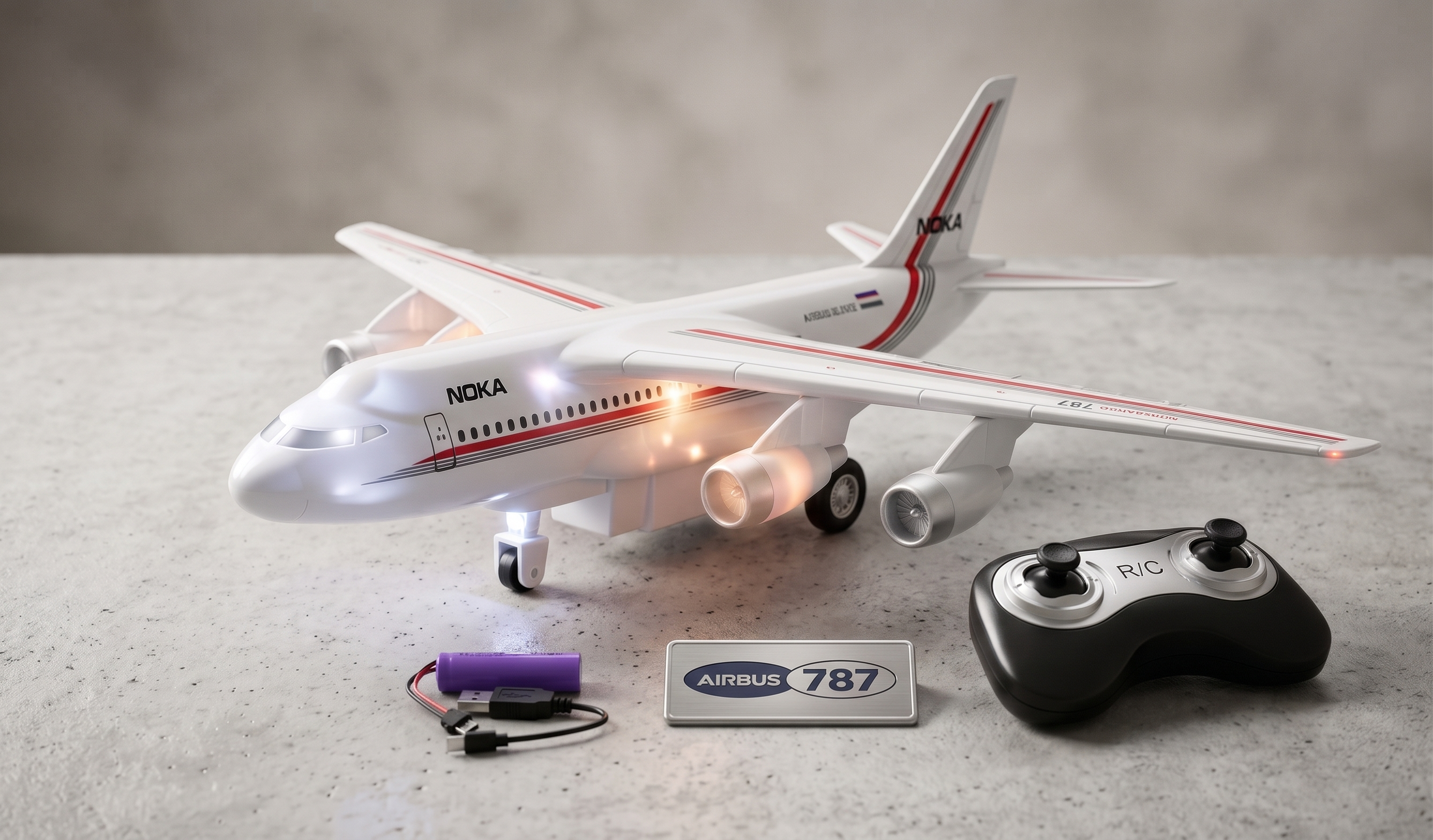 Simulation Airbus 787 Remote Control Airplane