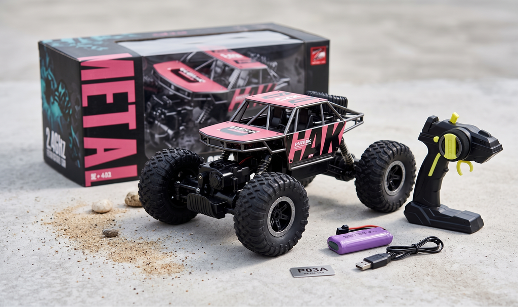METAL MAX 1:14 Scale 4x4 All-Terrain Remote Control Rock Crawler