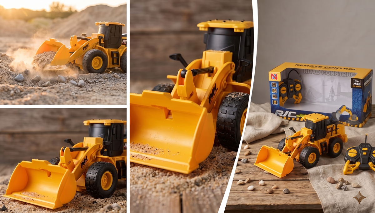 Heavy-Duty Remote Control Construction Vehicle (Front Loader)