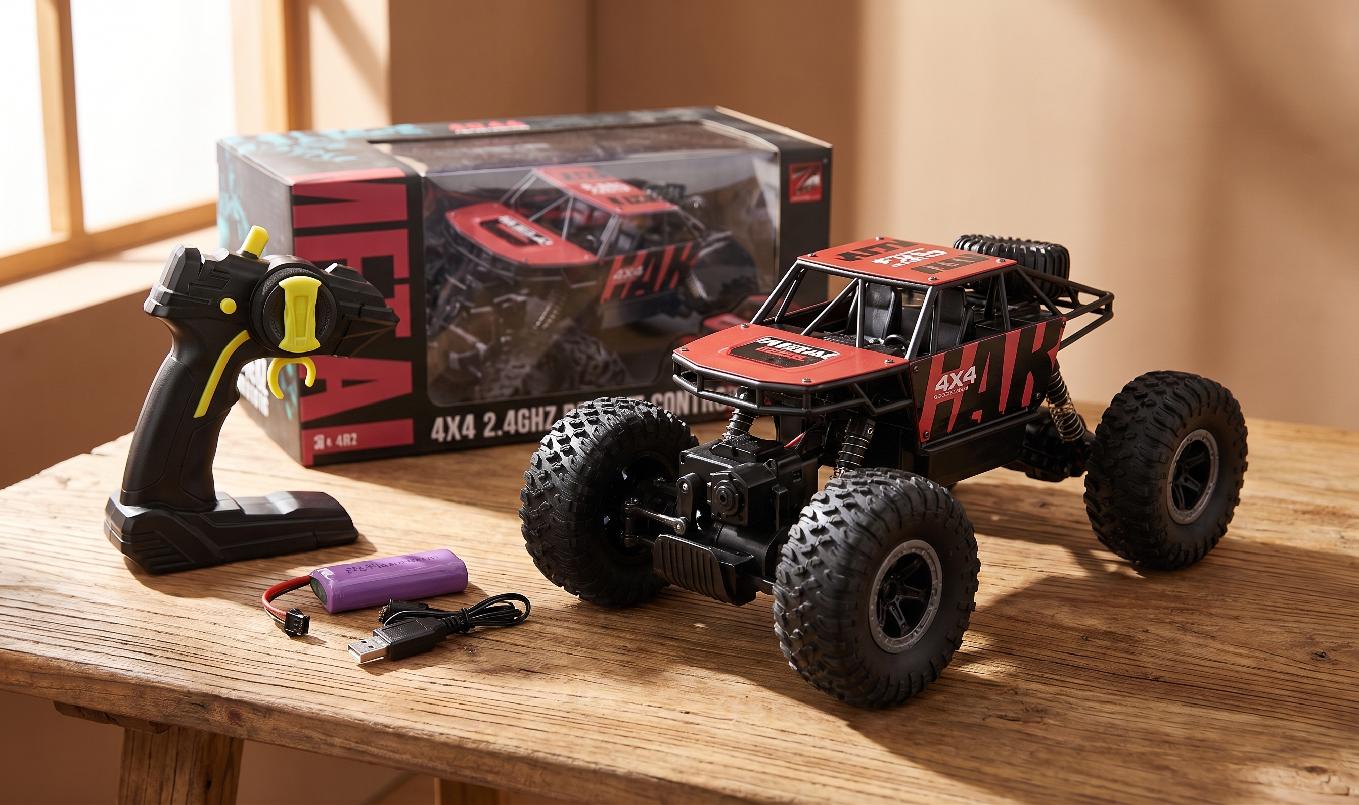 METAL MAX 1:14 Scale 4x4 All-Terrain Remote Control Rock Crawler