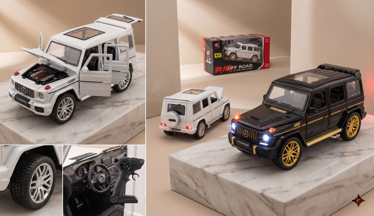 G-Wagon 1:24 Scale Premium Die-Cast  Remote Control Off-Road SUV