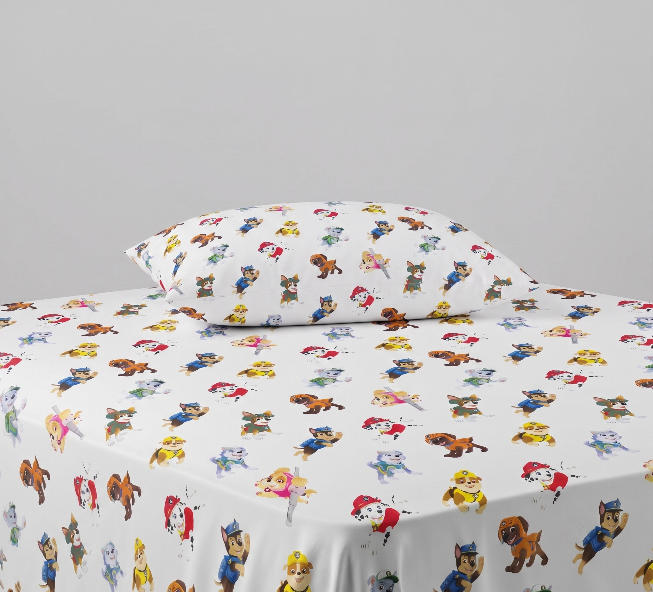 Paw Patrol Characters kids Percale Bed Sheet