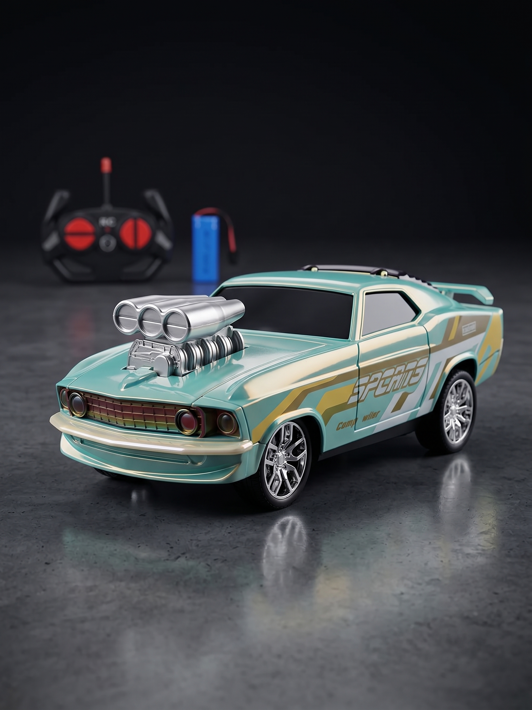 Retro Racing remote control Simulation Vehicle muscle car