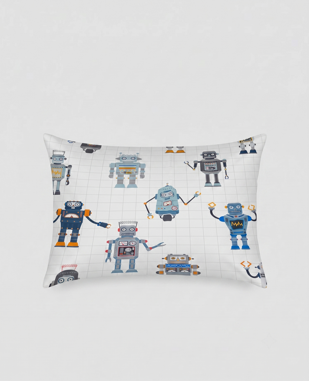 Linen House Retro Robot kids Cotton Bed Sheet