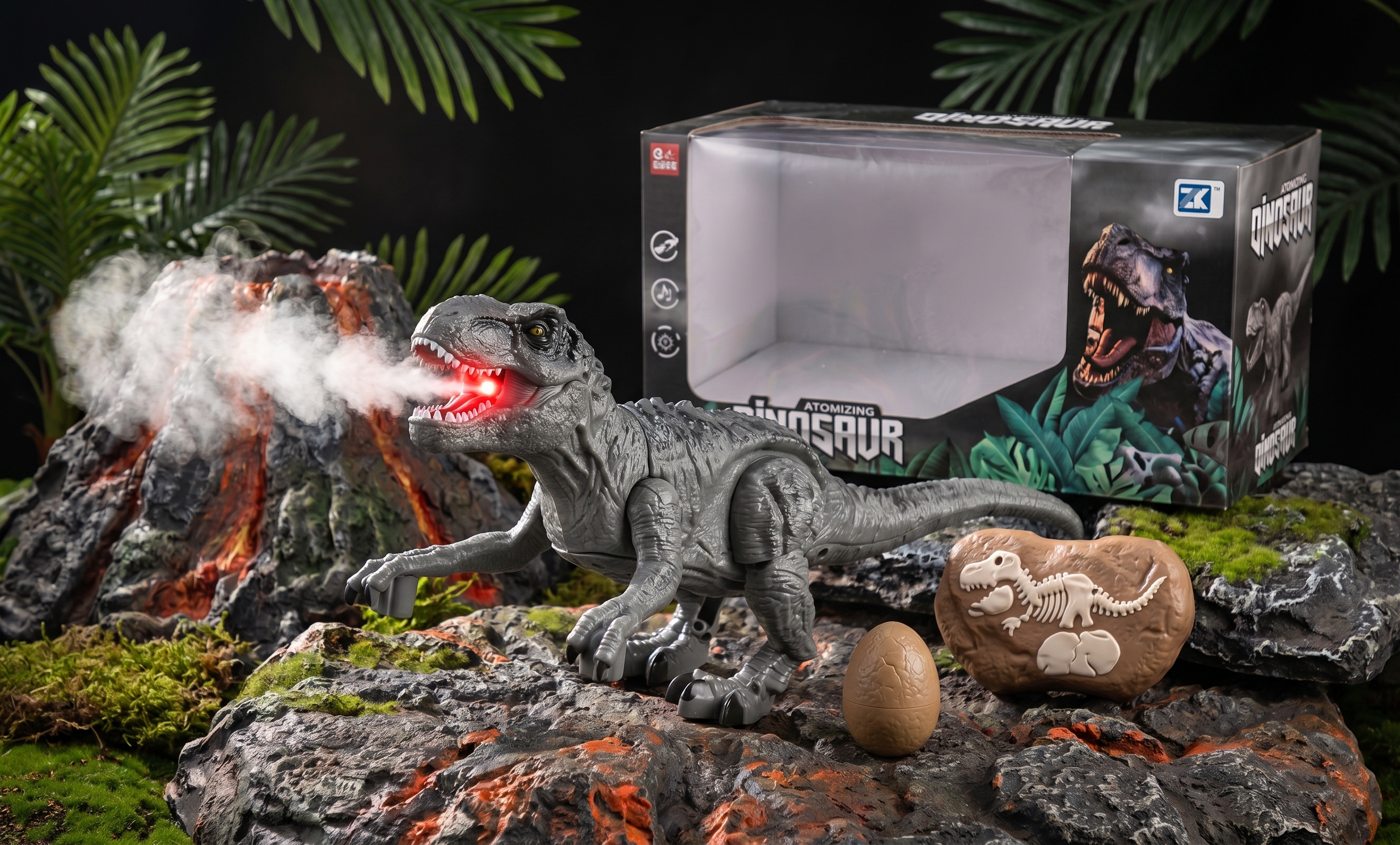 2.4G Remote Control Atomizing Dinosaur Toy For kids