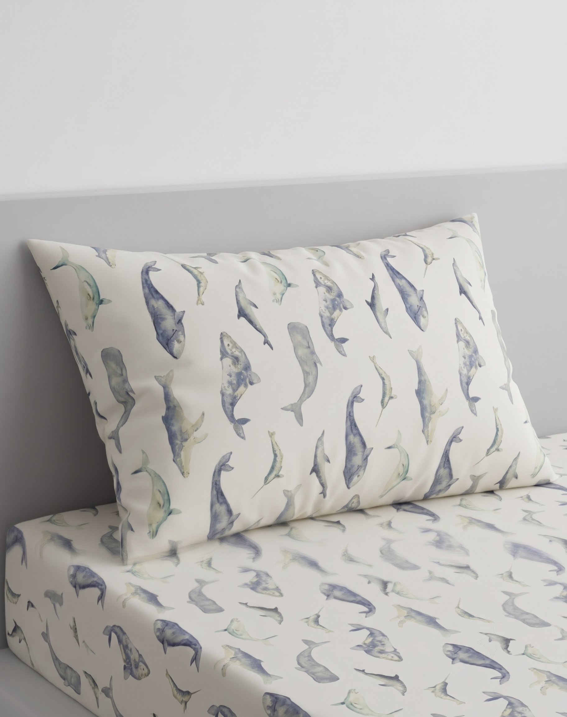 Fishs Themed kids Percale Bed Sheet