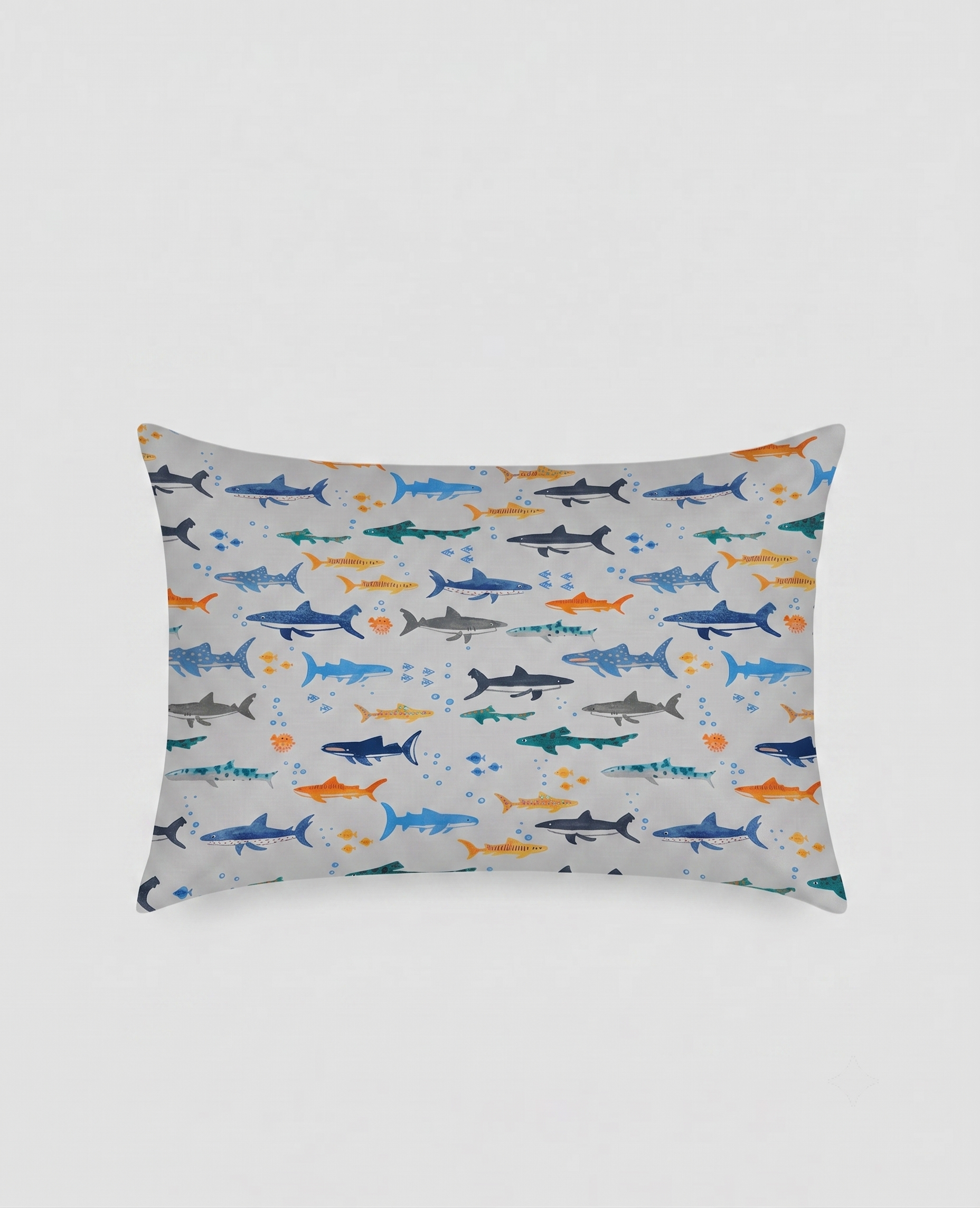Funky Sharks Print kids Percale Bed Sheet