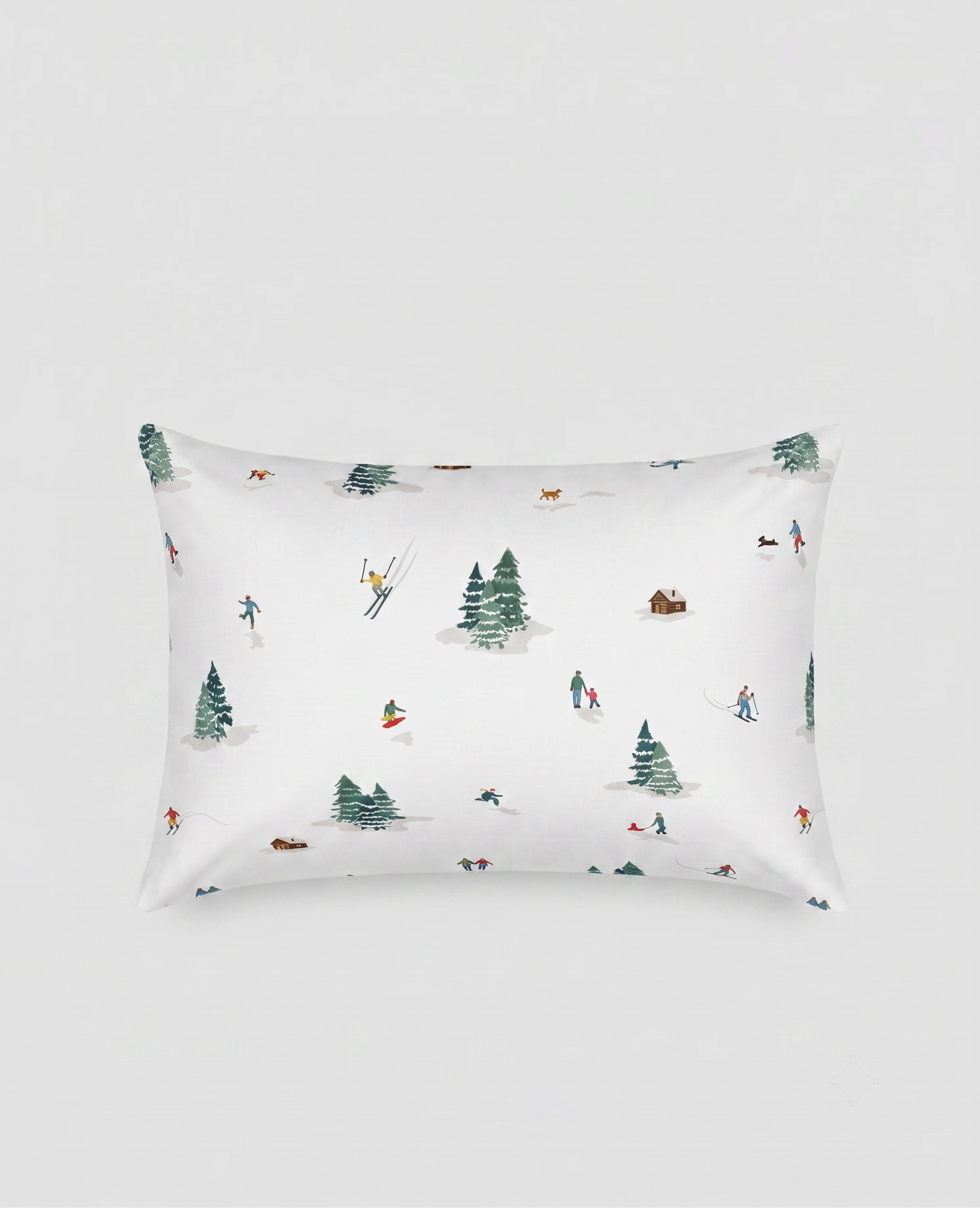 The cozy winter-themed kids Percale Bed Sheet