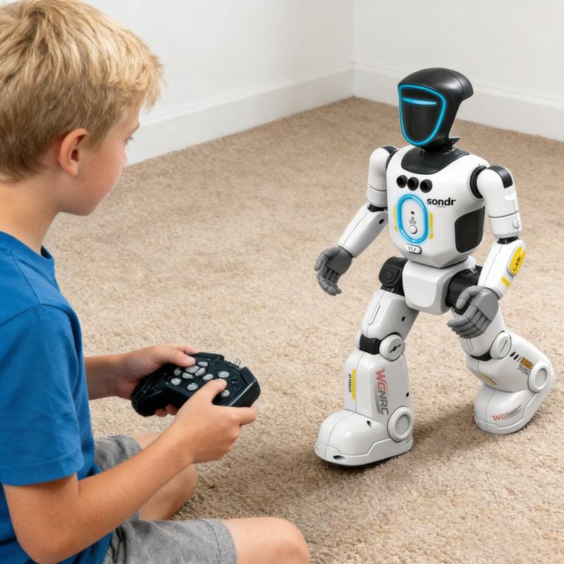 Ai Programming Gestures and Remote Control Robot Toys With Walking and Dance